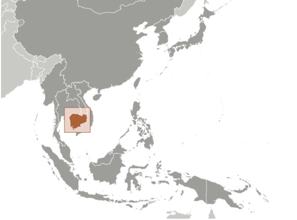 map of CAMBODIA