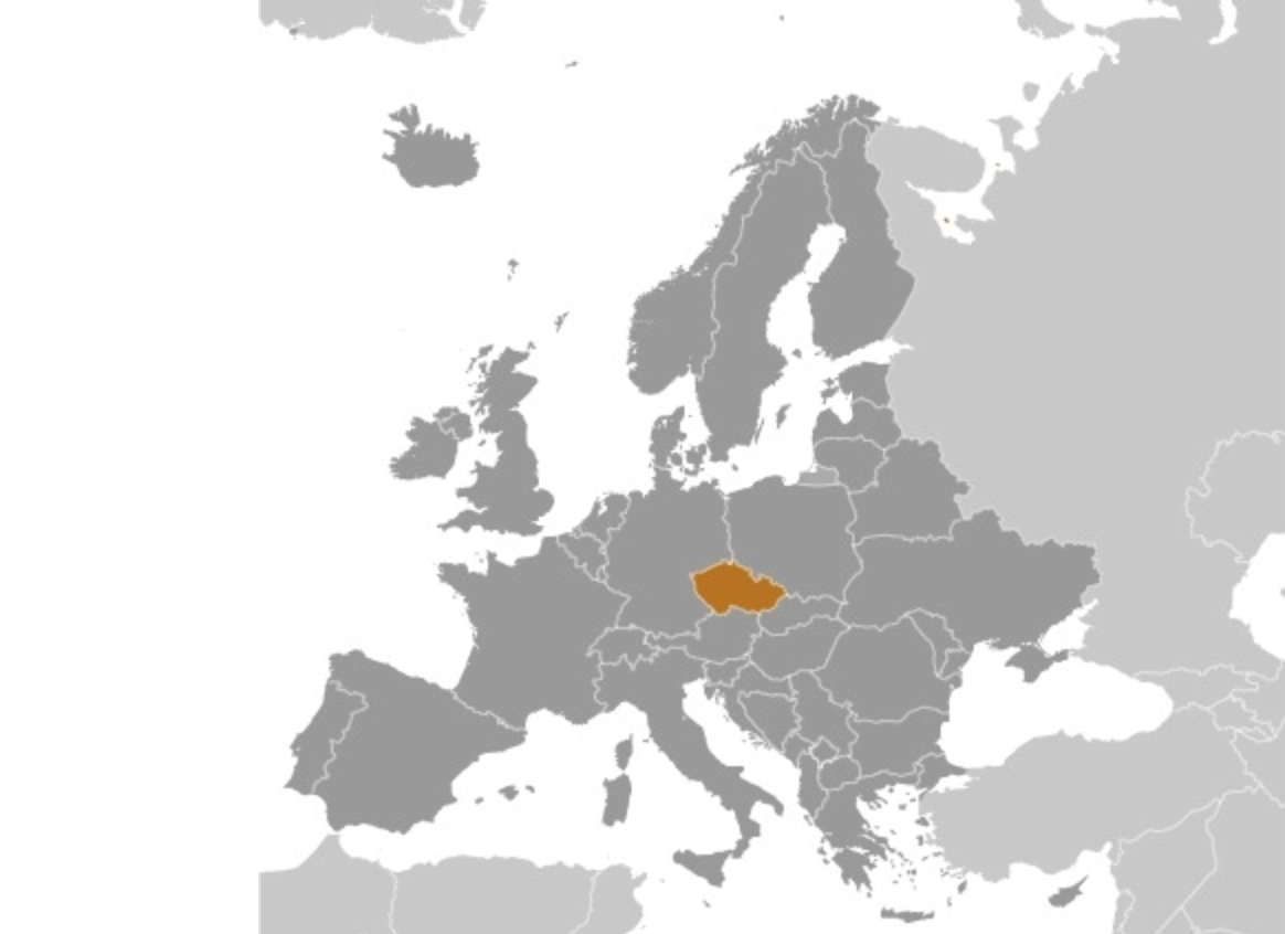 map of CZECHIA