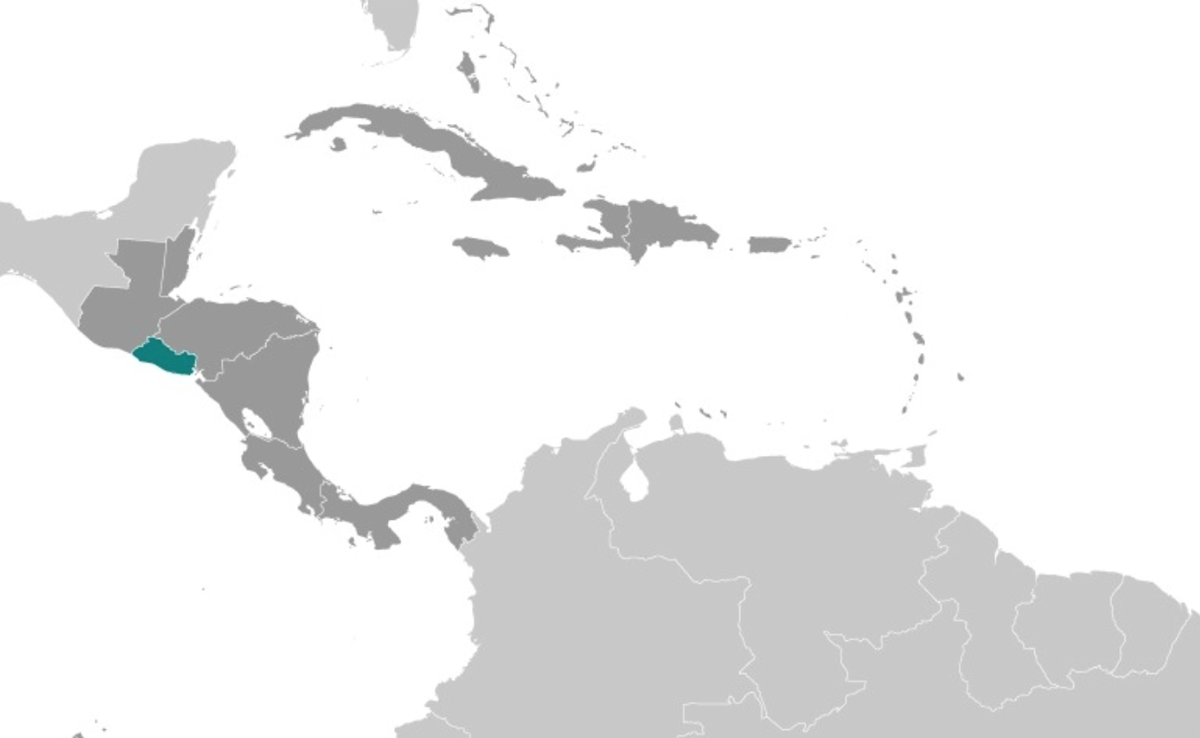 map of EL SALVADOR