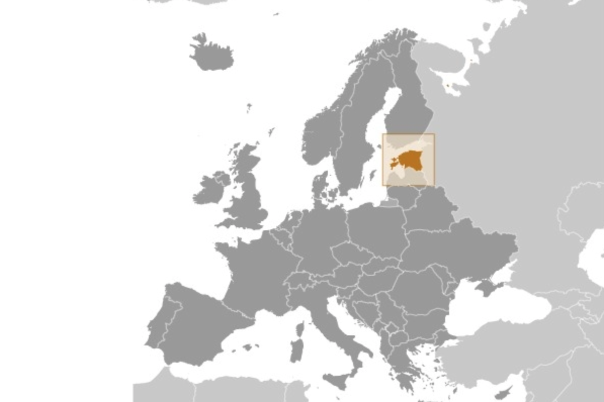 map of ESTONIA