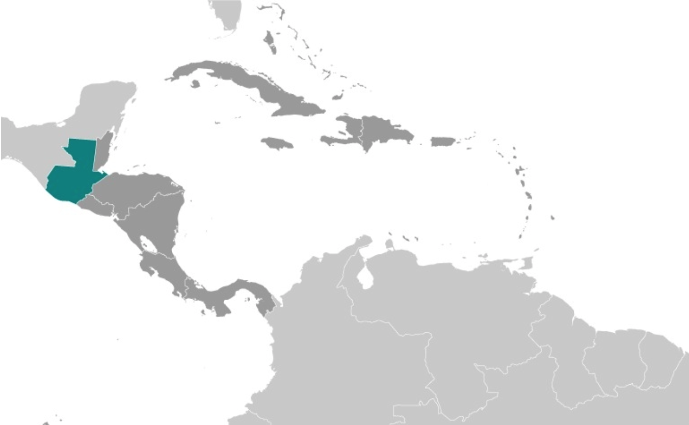 map of GUATEMALA