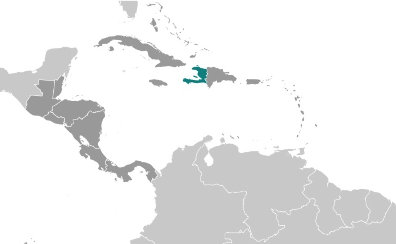 map of HAITI