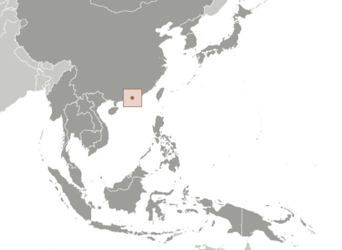 map of HONG KONG