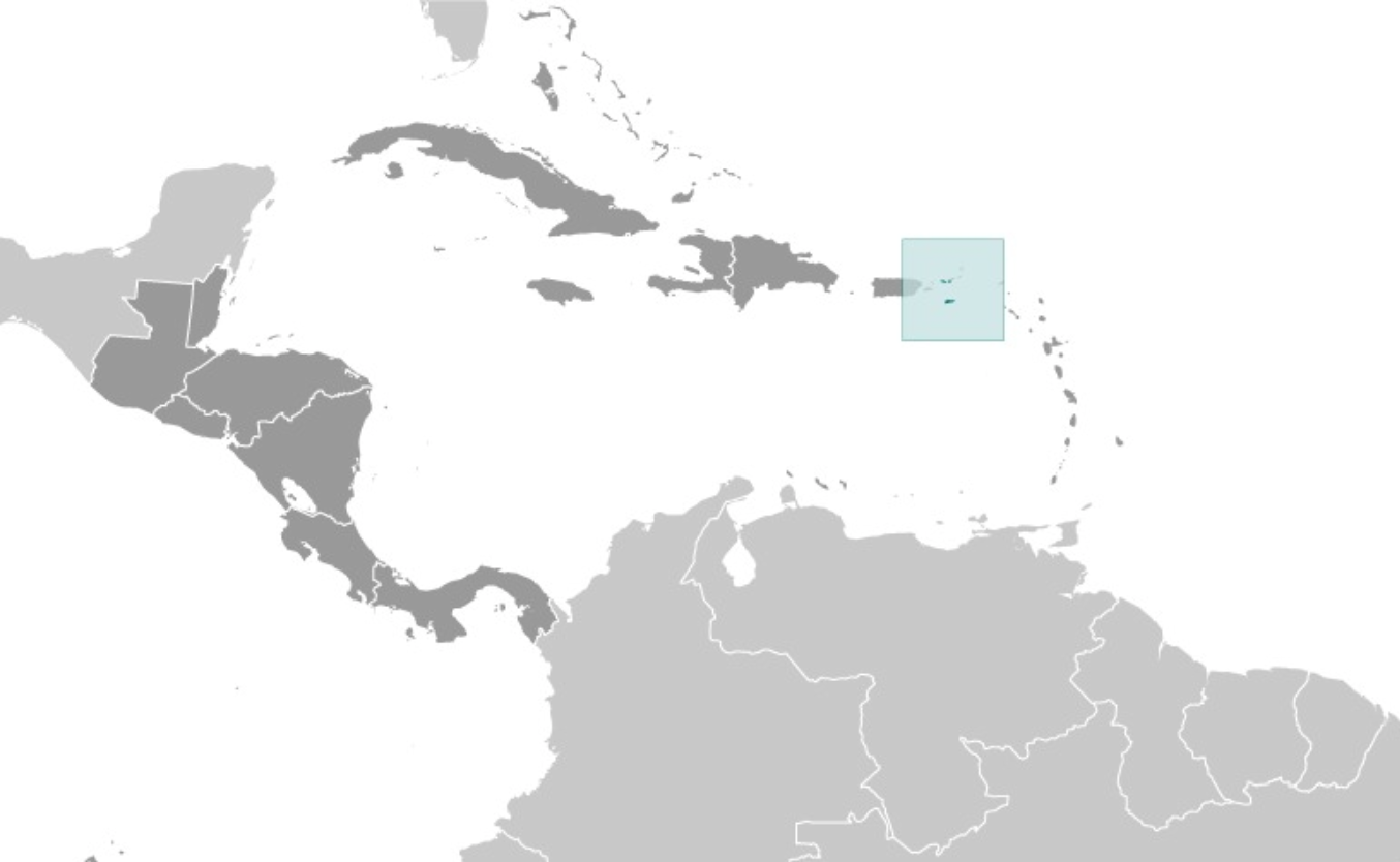 map of VIRGIN ISLANDS, US