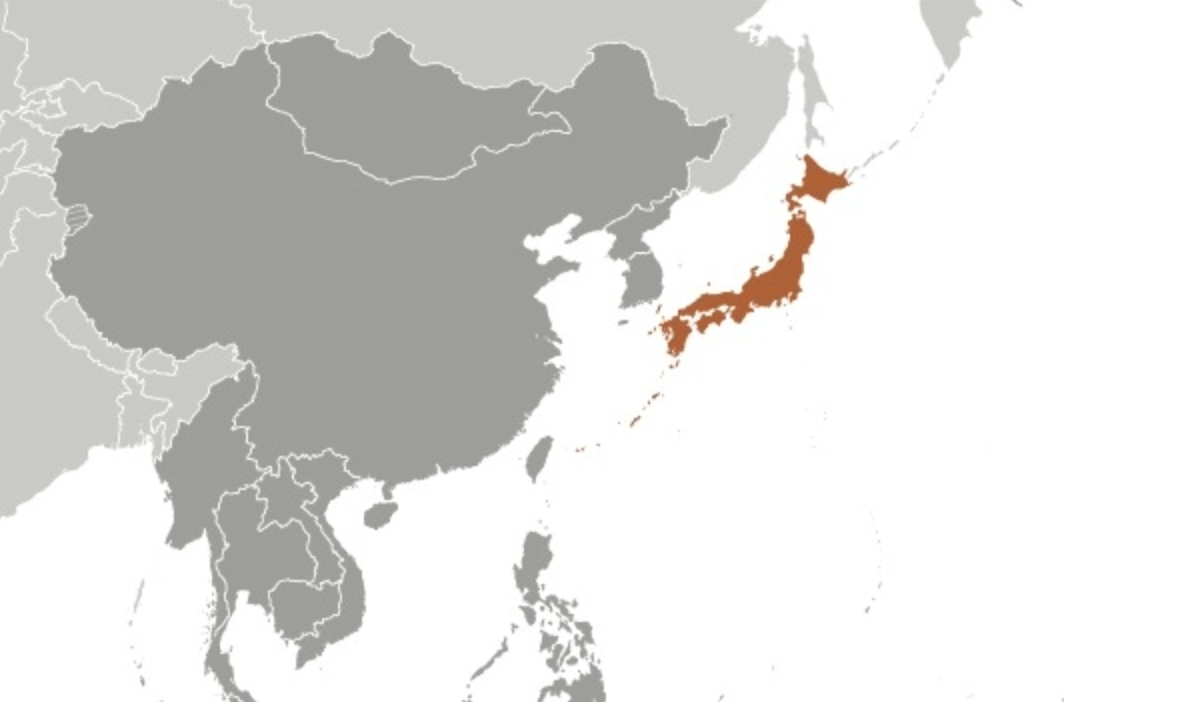 map of JAPAN