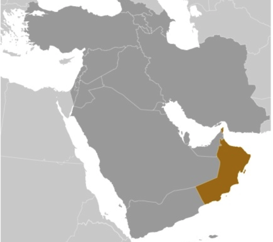 map of OMAN