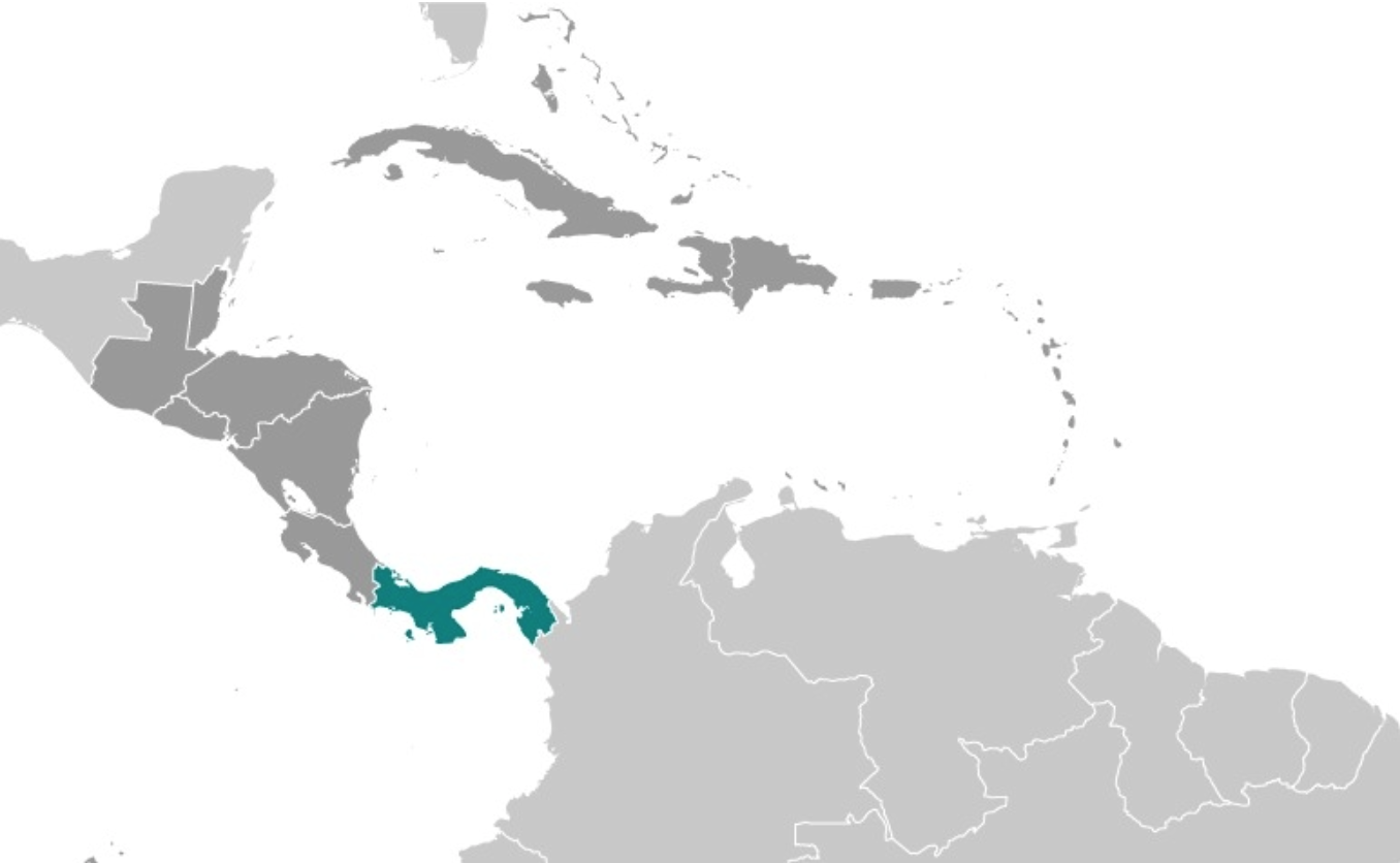 map of PANAMA