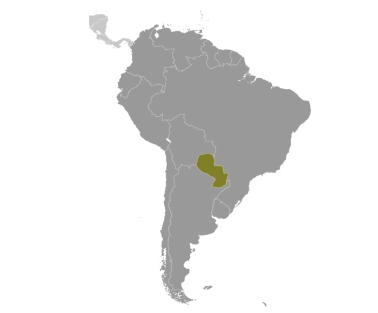 map of PARAGUAY