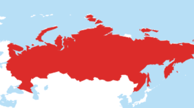 map of RUSSIA